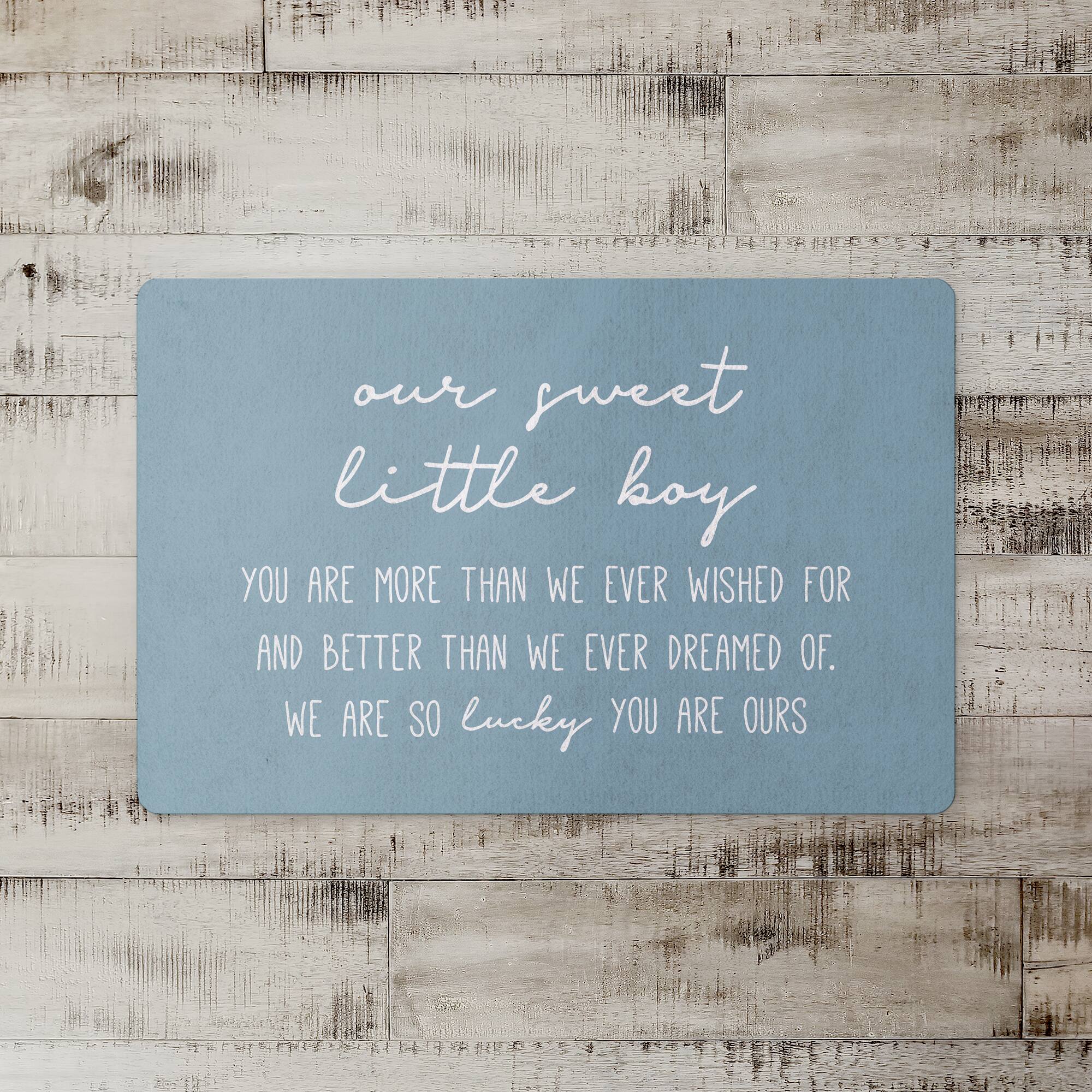 Our Sweet Little Boy 27" x 18" Floor Mat